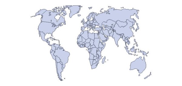 World Map Illustrator File (.ai format)