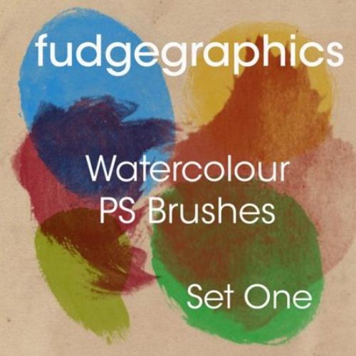 High Resolution Watercolour Photoshop Brushes