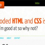 One Page Portfolio with HTML5 and CSS3