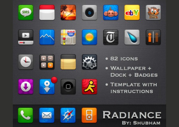 Radiance Theme for iPhone