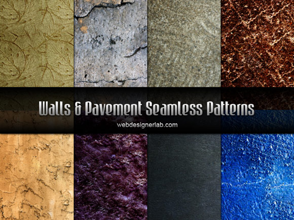 Walls and Pavement Seamless Patterns