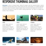 Responsive Thumbnail Gallery