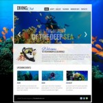 Template with jQuery Slider for Diving Club