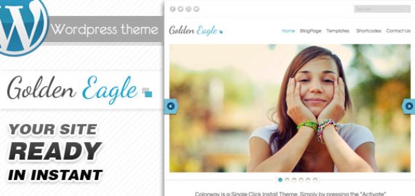 Golden Eagle WordPress Theme