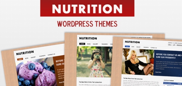 Nutrition WordPress theme