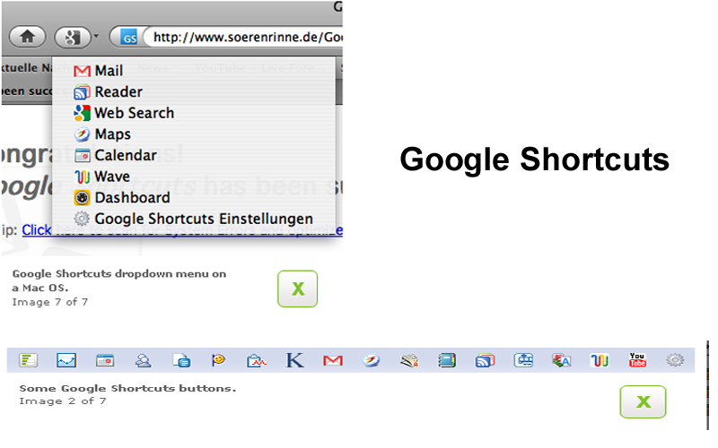 Google Shortcuts