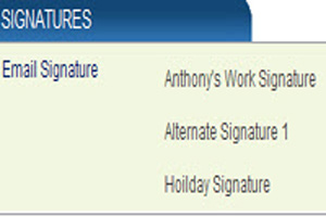 E-Mail Signature
