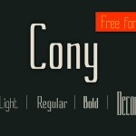 Cony Free Font