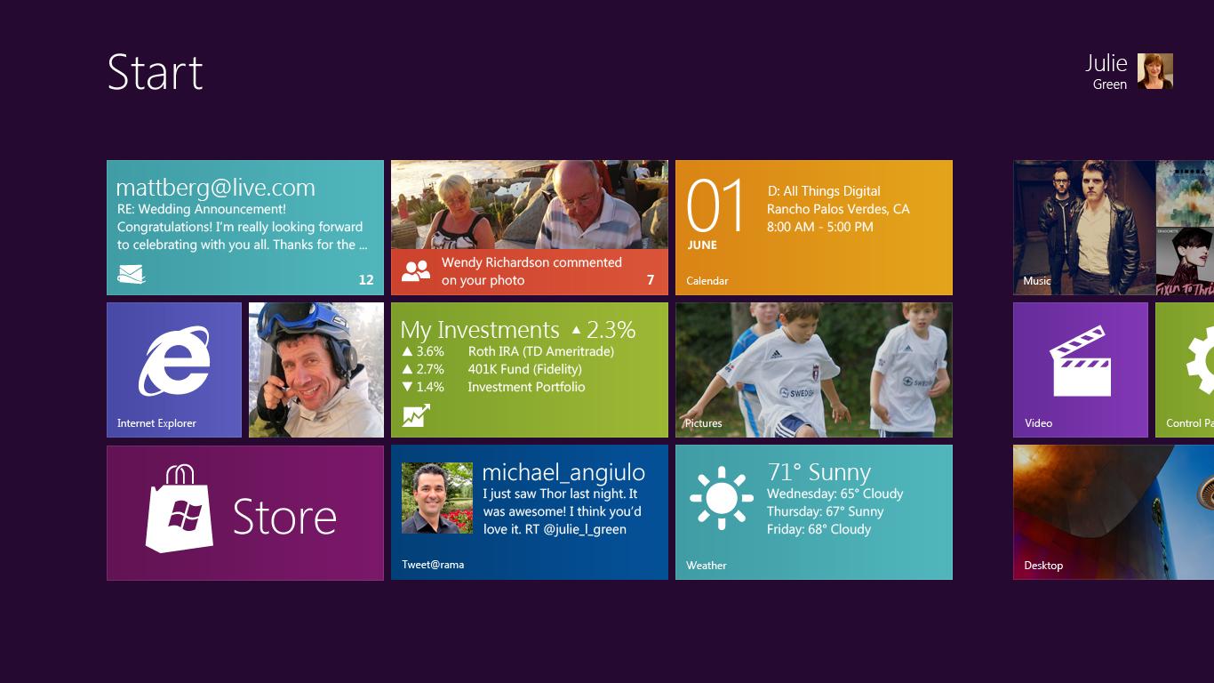 MS Windows 8