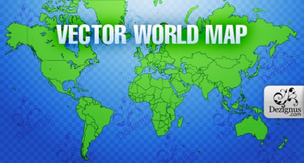 Vector World Map (.eps format)