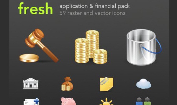Finance and Applications Icon Pack