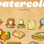 Watercolor Icons Pack