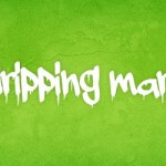 dripping marker font