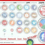 Free Stamp Social Network Icon