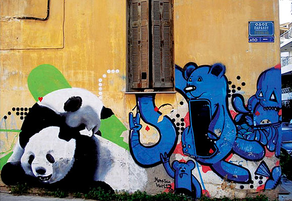 Graffiti animals