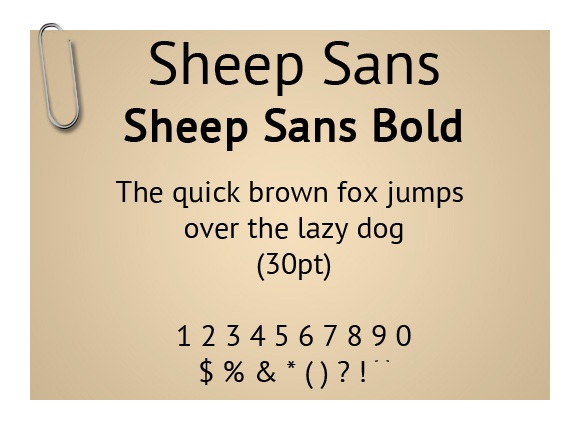 Sheep Sans