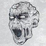 Gruesome Zombie Illustration