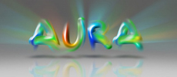 Colourful Aura Text Effect