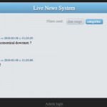 Live News Blogging System