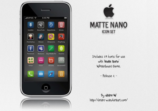 Matte Nano Icon Set