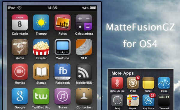 MatteFusionGZ iPhone Theme V4