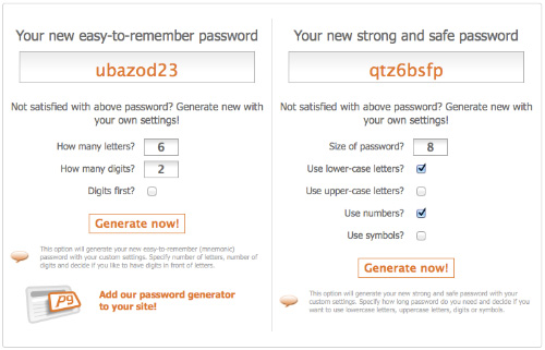 New Password Generator