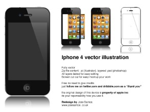 iPhone4 Vector Illustration