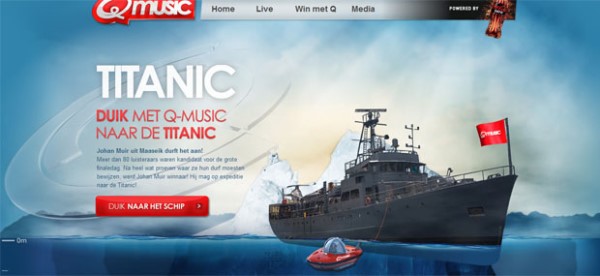 Q music Titanic