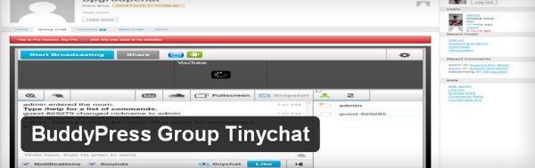 BuddyPress Group Tinychat
