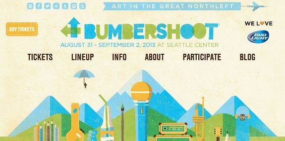 BumberShoot website design