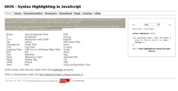 Syntax Highlighting in JavaScript